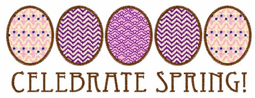 Celebrate Spring Machine Embroidery Design