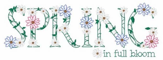 Picture of Spring In Full Bloom Machine Embroidery Design