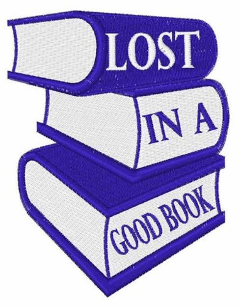 Picture of Lost in Books Machine Embroidery Design