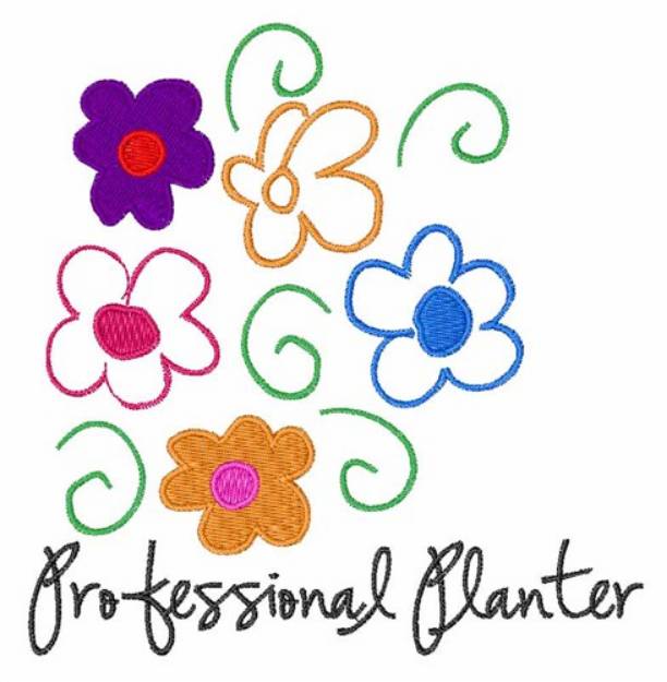 Picture of Professional Planter Machine Embroidery Design