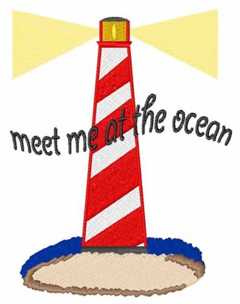 Picture of At The Ocean Machine Embroidery Design