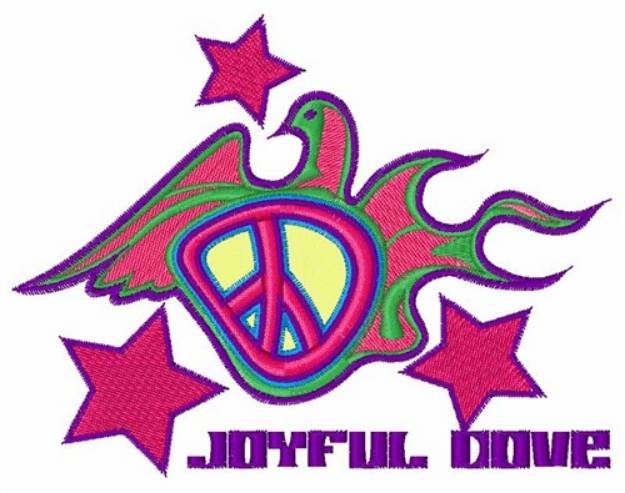 Picture of Joyful Dove Machine Embroidery Design