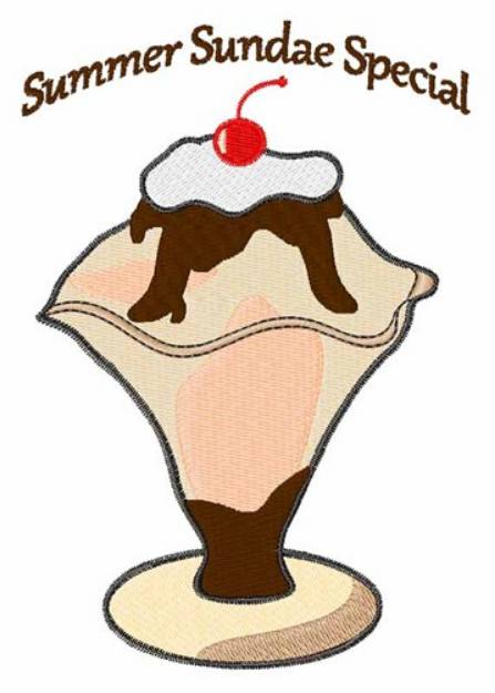 Picture of Sundae Special Machine Embroidery Design