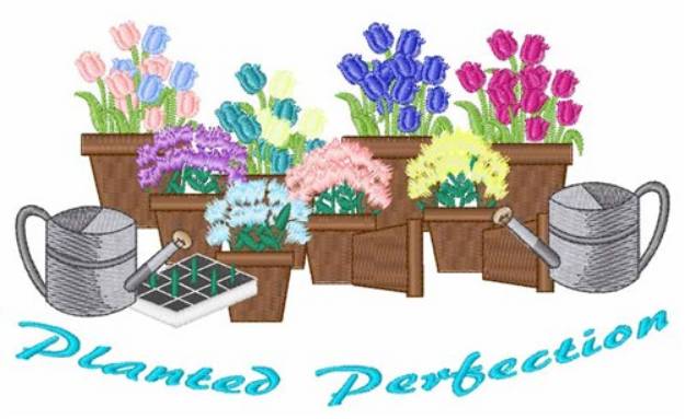 Picture of Planted Perfection Machine Embroidery Design