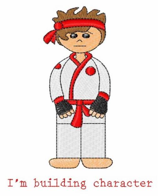 Picture of Building Character Machine Embroidery Design