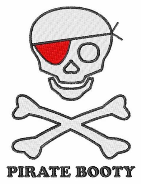 Picture of Pirate Booty Machine Embroidery Design