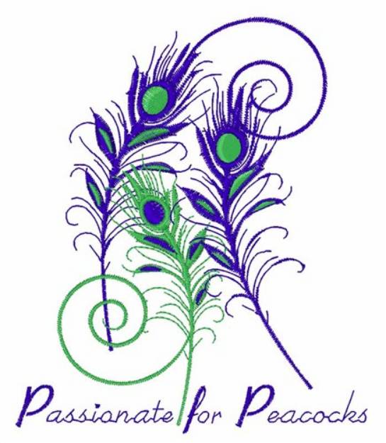 Picture of Passionate For Peacocks Machine Embroidery Design