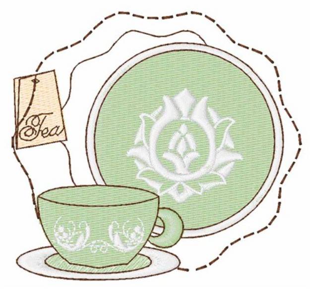 Picture of TeaTime Machine Embroidery Design