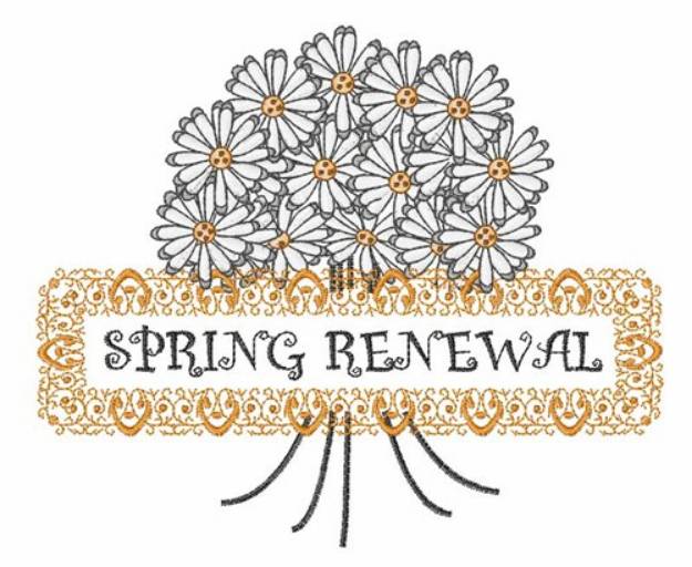 Picture of Spring Renewal Machine Embroidery Design