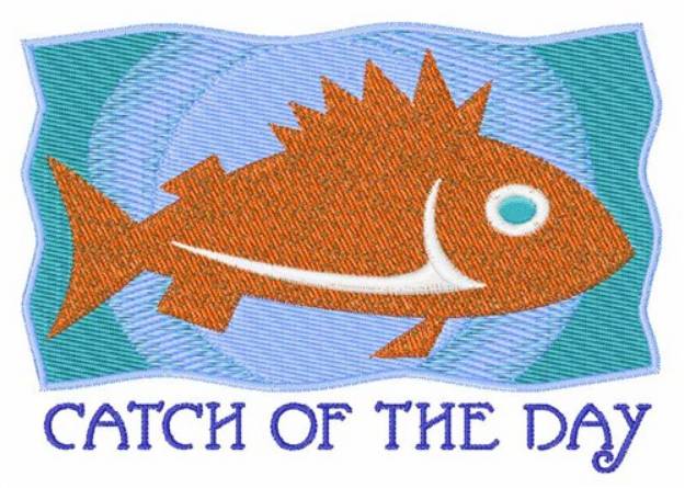 Picture of Catch Of The Day Machine Embroidery Design