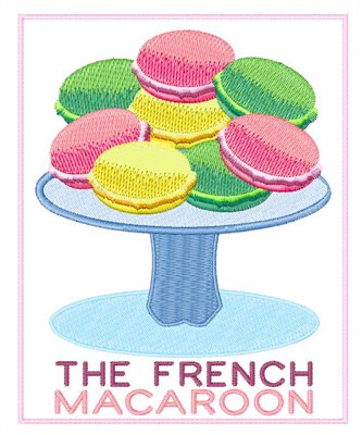 The French Macaroon Machine Embroidery Design