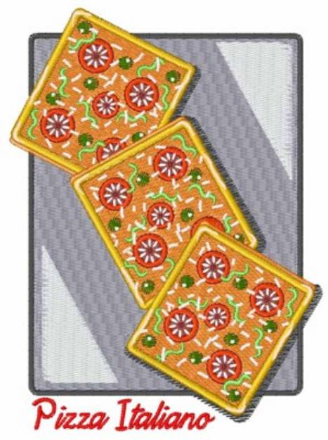 Picture of Pizza Italiano Machine Embroidery Design