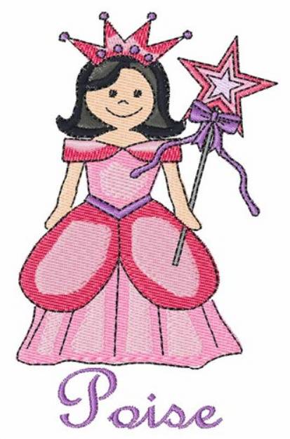 Picture of Princess Poise Machine Embroidery Design