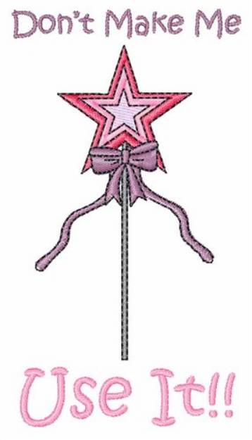 Picture of Fairytale Magic Wand Machine Embroidery Design