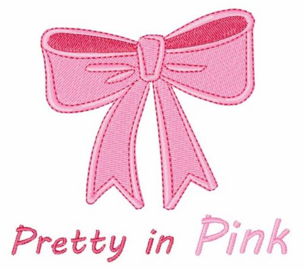 Picture of Pretty Bow Machine Embroidery Design