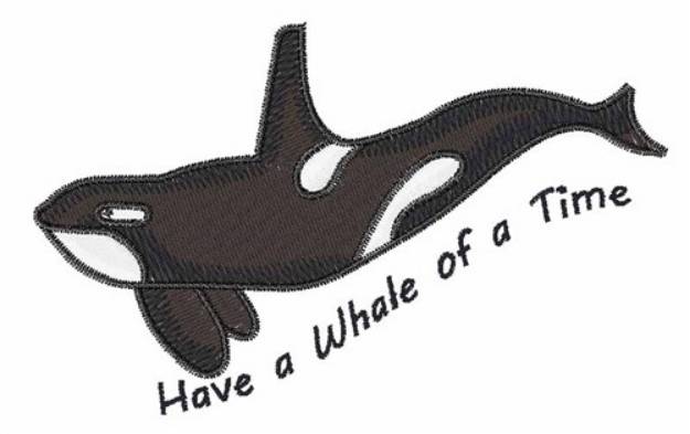 Picture of Orca Killer Whale Machine Embroidery Design