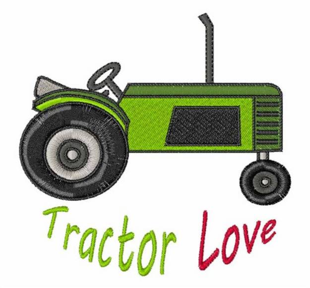 Picture of Tractor Love Machine Embroidery Design