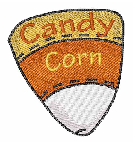 Candy Corn Machine Embroidery Design