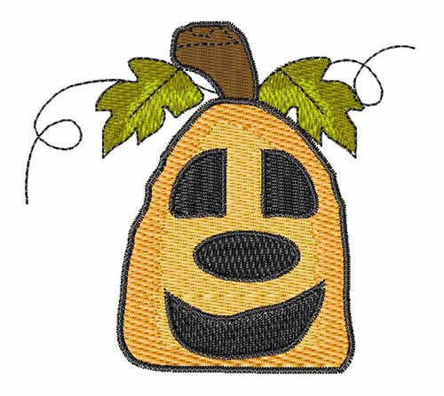 Jack O Lantern Pumpkin Machine Embroidery Design