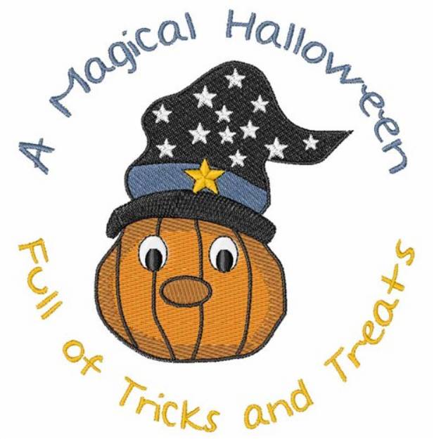 Picture of Magical Halloween Machine Embroidery Design