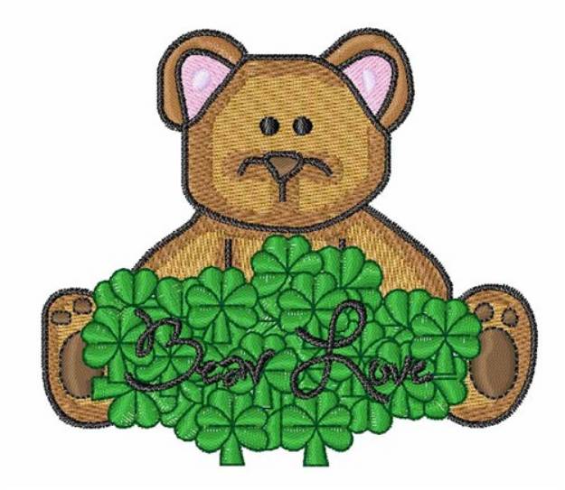 Picture of Bear Love Machine Embroidery Design