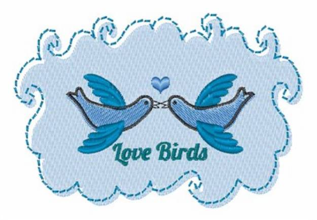 Picture of Love Birds Machine Embroidery Design