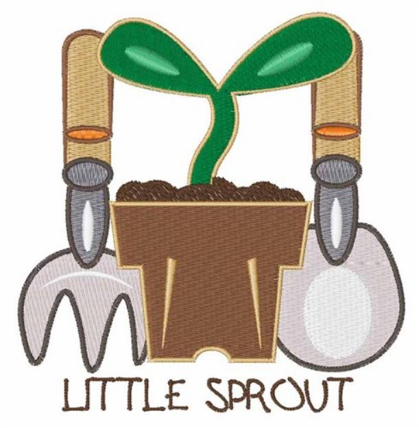 Picture of Little Sprout Machine Embroidery Design