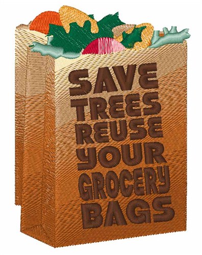 Save Trees Reuse Machine Embroidery Design