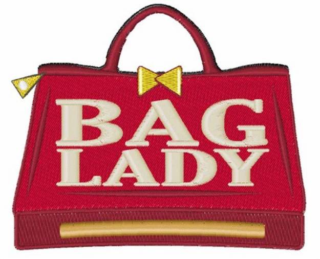 Picture of Bag Lady Machine Embroidery Design