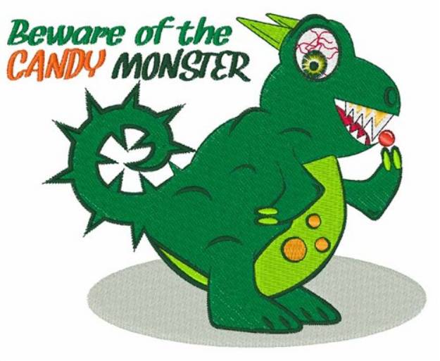 Picture of Candy Monster Machine Embroidery Design