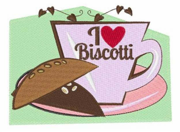 Picture of Biscotti Latte Machine Embroidery Design