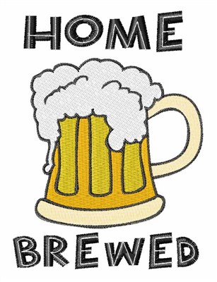 Home Brewed Machine Embroidery Design