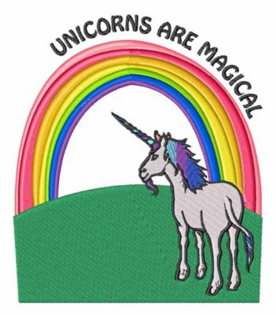 Picture of Unicorns are Magical Machine Embroidery Design