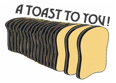A Toast to You Machine Embroidery Design