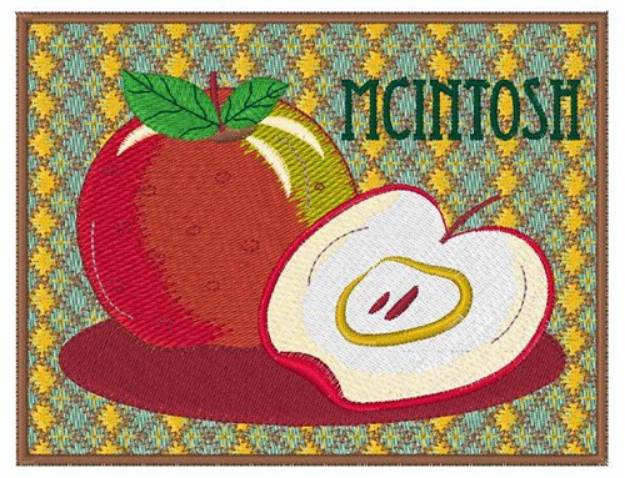 Picture of McIntosh Machine Embroidery Design