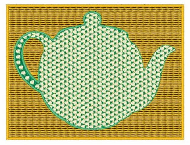 Picture of Tea Pot Machine Embroidery Design