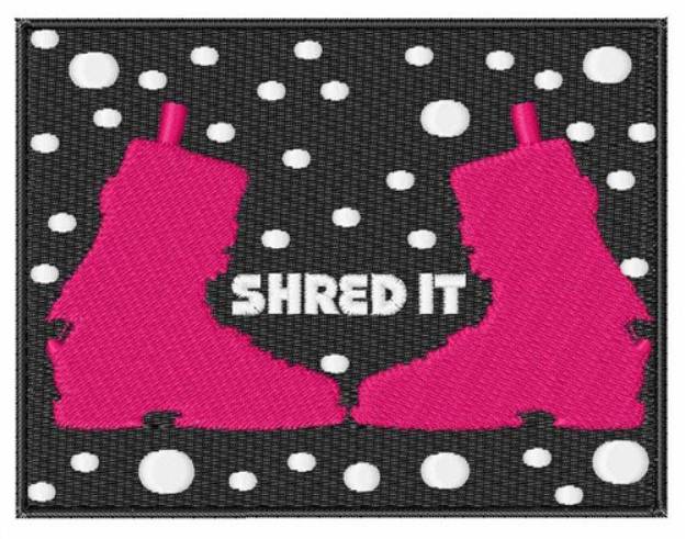 Picture of Shred It Machine Embroidery Design