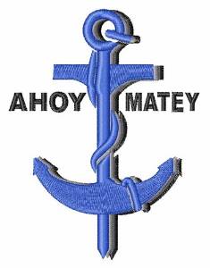 Picture of Ahoy Matey Machine Embroidery Design