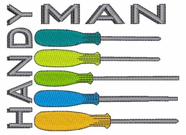 Picture of Handy Man Machine Embroidery Design