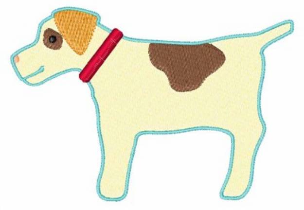 Picture of Dog Outline Machine Embroidery Design