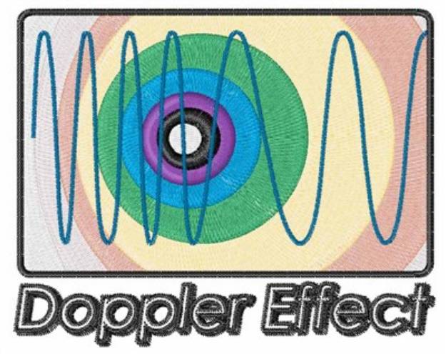 Picture of Doppler Effect Machine Embroidery Design