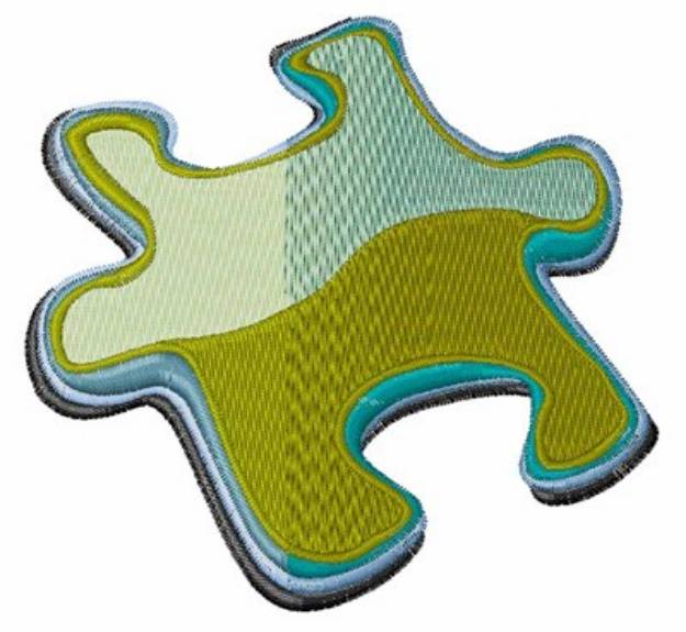 Picture of Puzzle Piece Machine Embroidery Design