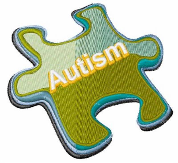 Picture of Autism Machine Embroidery Design