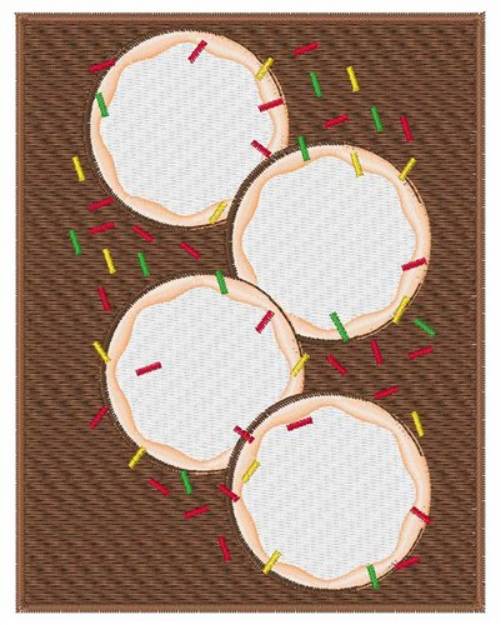 Picture of Holiday Cookies Machine Embroidery Design