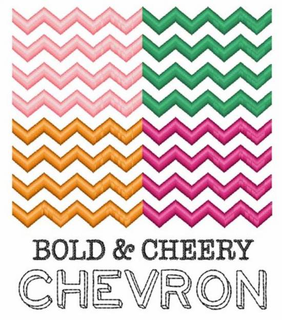 Picture of Bold Chevron Machine Embroidery Design