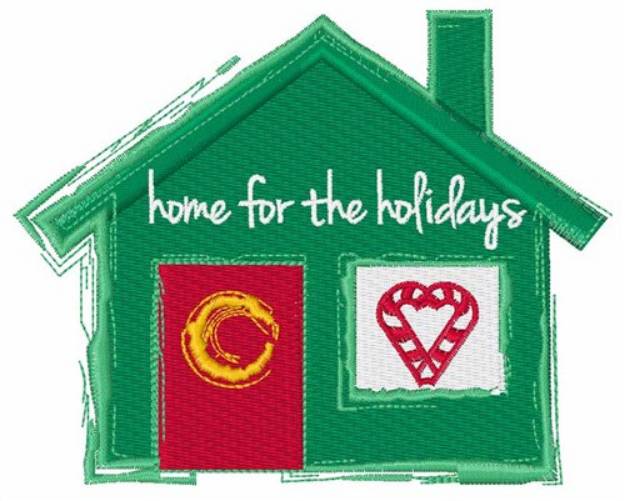 Picture of Holiday Home Machine Embroidery Design