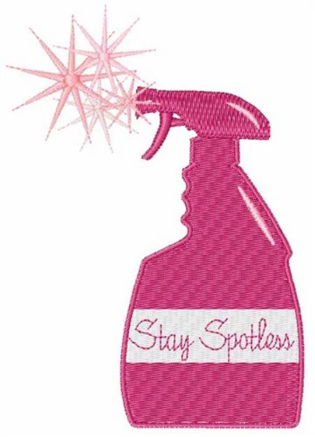 Picture of Stay Spotless Machine Embroidery Design