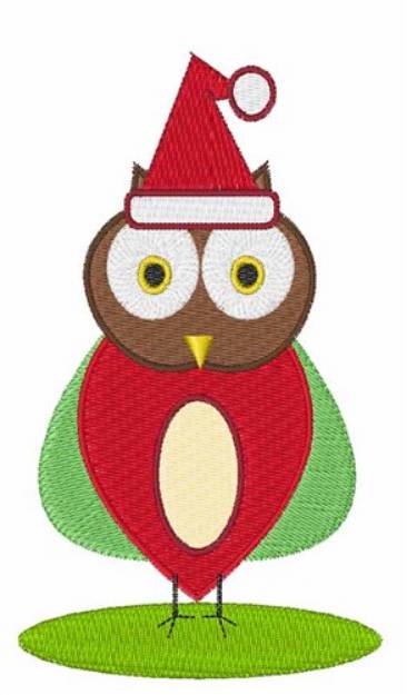 Picture of Christmas Owl Machine Embroidery Design