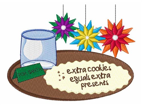 Extra Cookies Machine Embroidery Design