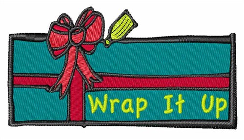Wrap A Gift Machine Embroidery Design